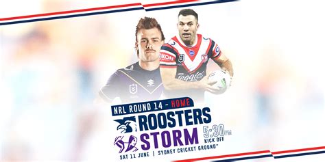 Rd Sydney Roosters V Melbourne Storm Easts Kingswood