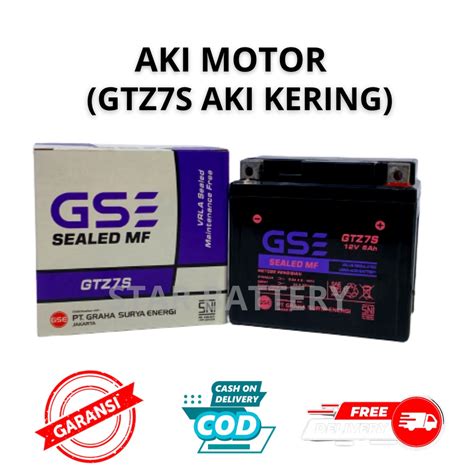 Jual Aki Motor Kawasaki D Tracker D Tracker 150 Gtz7s Gs E Accu Kering