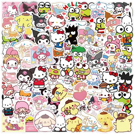 Amazon 100pcs Cinnamoroll Cute Stickers Pack Stickers For Water