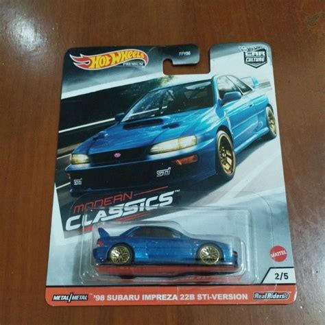 Jual Hot Wheels Modern Classic 98 Subaru Impreza 22B STi Version