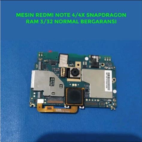 Jual Mesin Redmi Note 4 4x Snapdragon Ram 3 16 3 32 Normal Bergaransi