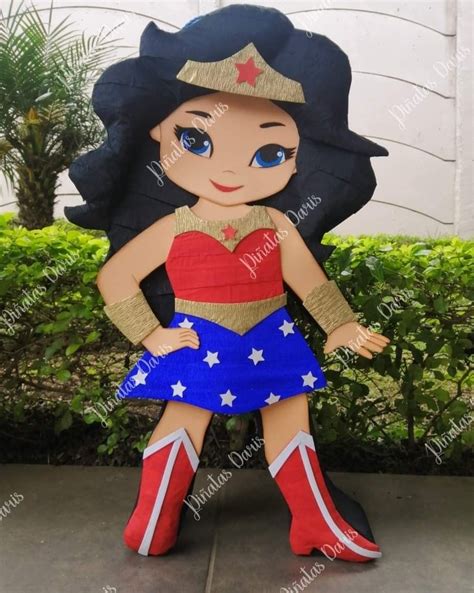 Pi Atas Daris Costa Rica Wonder Woman Cake Wander Woman Pinata Th