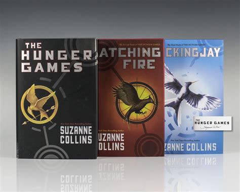 Hunger Games Suzanne Collins First Edition Signed Trilogy