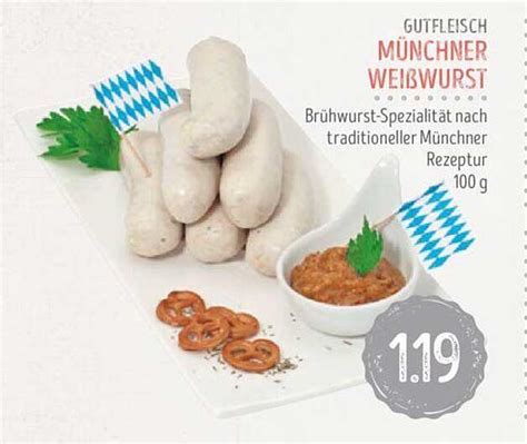 Gutfleisch Münchner Weißwurst Angebot bei Edeka Struve 1Prospekte de