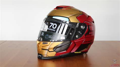 Prueba Casco Integral Hjc Rpha Versi N Iron Man