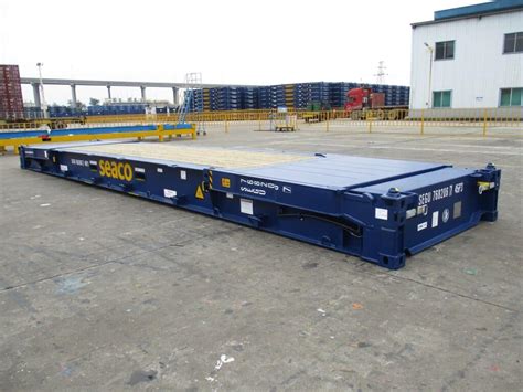 40ft High Cube Flatrack Seaco Global