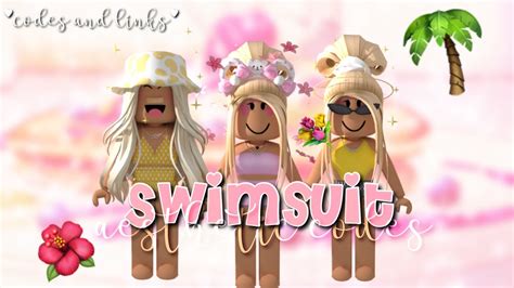 Roblox Aesthetic Swimsuits Fairyglows With Codes Youtube