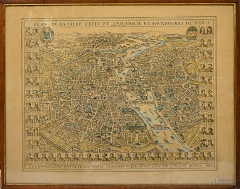 Plan De La Ville Cité Et Université Et Faux Bourges De Paris