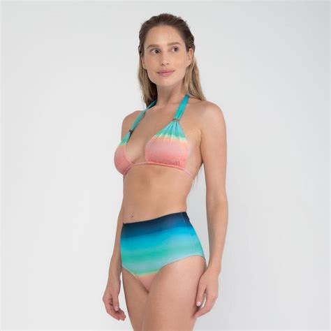 Biquíni Calcinha She Hot Pant Estampa Sunset Degadé Adulto em Promoção Centauro