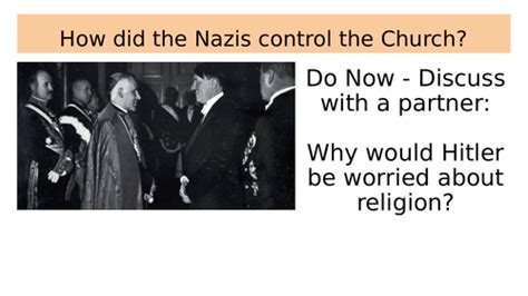 How Did Hitler And The Nazis Control Germany The Church Teaching