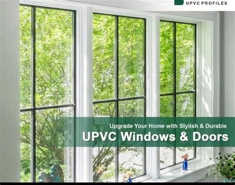 2 Track Sliding Toughened Glass Upvc Windows And Doors At Rs 430 Sq Ft