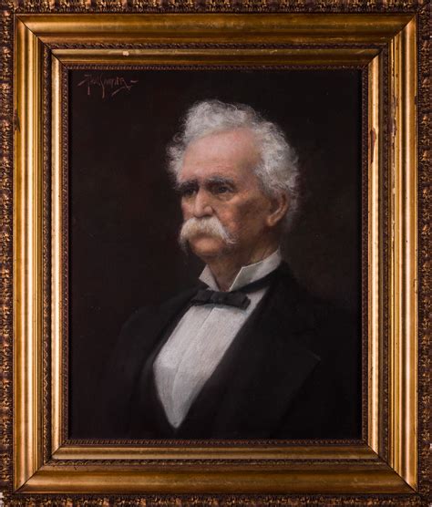 Portrait of Mark Twain - SOLD - Christopher H Jones Antiques