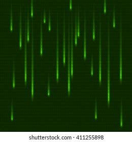 Green Matrix Effect Binary Code Abstract Stock Vector (Royalty Free ...