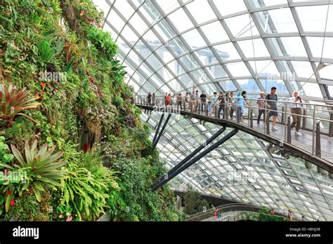 Cloud Garden Greenhouse In Singapore Stock Photo Alamy