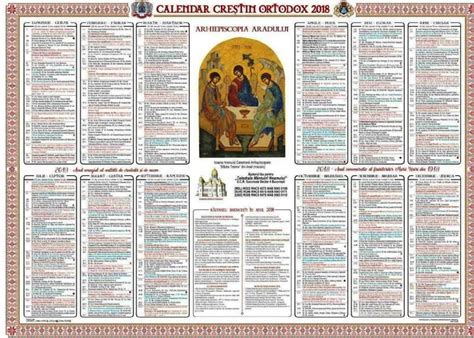 Calendar Creștin Ortodox 2018 Sarbatoare Mare Si Post Pe 5 Septembrie