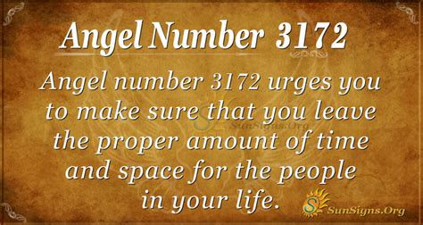 Angel Number 3172 Meaning Creating Space Sunsignsorg