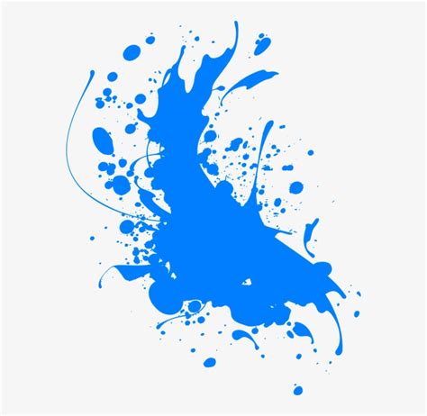 Dark Blue Splash Ink Clip Art At Clker Paint Splatter Clipart