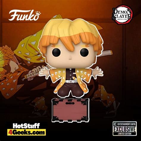 New Demon Slayer Zenitsu Agatsuma Kneeling Funko Pop