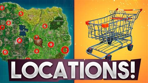 All Fortnite Shopping Cart Locations Where To Find New Shopping Carts