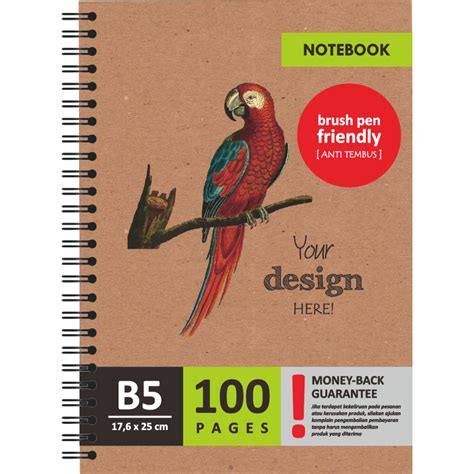 Jual Jurnal Diary Sketsa Sketch Book Custom B Softcover Basic Version