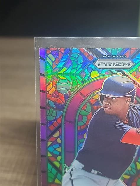 Panini Prizm Baseball Juan Soto Stained Glass Purple Prizm Sg