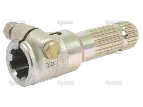 S 3742 PTO Adaptor Female Spline 1 3 8 6 X Male Spline 1 3 8