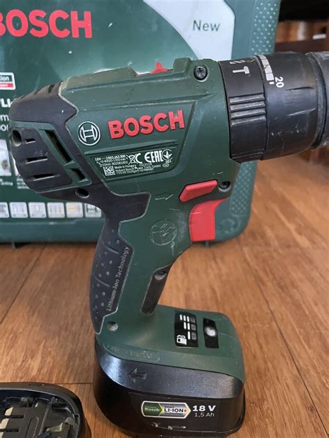 Bosch Psb 1800 Li 2 18v Lithium Ion Cordless Combi Drill 2 Batteries