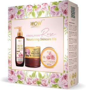 WOW SKIN SCIENCE Himalayan Rose Gift Box Nourishing Skincare Kit For