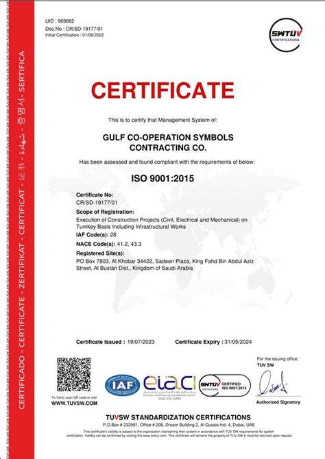 Gulf Cooperation Symbols Contracting On Linkedin Iso 9001 2015 Certification Gulf Cooperation