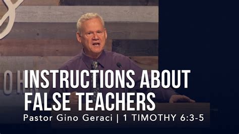 1 Timothy 6 3 5 Instructions About False Teachers Youtube