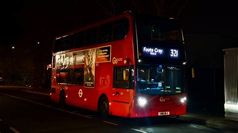 FULL ROUTE VISUAL Route 321 New Cross Gate Foots Cray Tesco