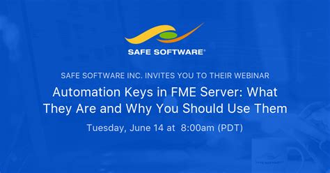 Automation Keys In Fme Server What They Are And Why You Should Use