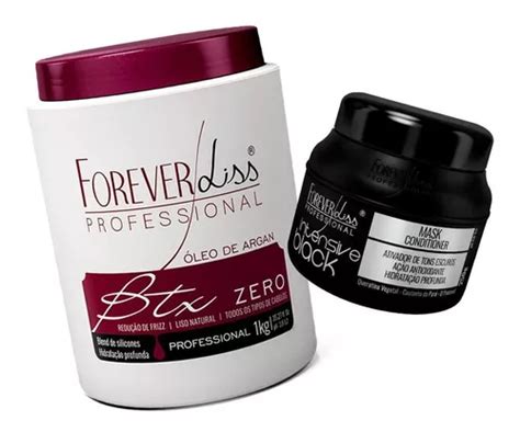 Forever Liss Botox Argan Oil Kg M Sc Intensive Black G Mercadolivre