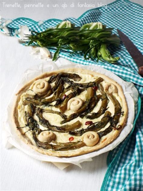 Torta Salata Con Puntarelle E Ricotta Trenette Pennette E Un Qb Di