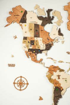 Woodpecstudio Wooden World Maps Ideas In Wall Decor Map