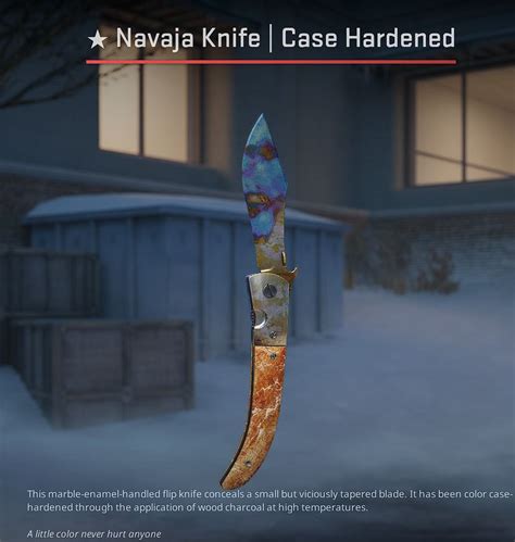 Cs2csgo Navaja Knife Case Hardened Well Worn Video Gaming Gaming