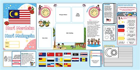 Contoh Lapbook Hari Merdeka Dan Hari Malaysia Teacher Made