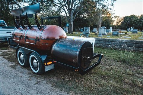 500 Gallon And 1000 Gallon Custom Offset Smoker Trailers For Sale