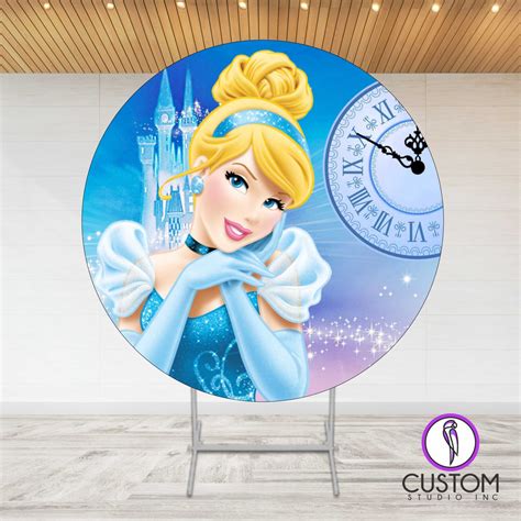 Painel Redondo Cinderella Encantada Custom Studio Inc