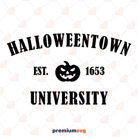 Halloweentown University SVG Cut File, Halloween SVG Design For Shirt ...