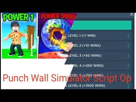 Punch Wall Simulator Script OP Auto Win Auto Train And More Pastebin