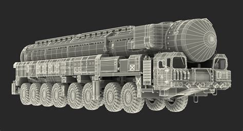 Transporter Erector Launcher With Rt Pm Topol M Ballistic Missile