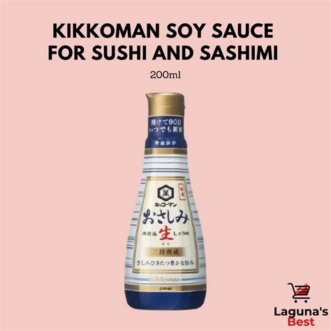 Kikkoman Osashimi Nama Shoyu Soy Sauce For Sushi And Sashimi Ml