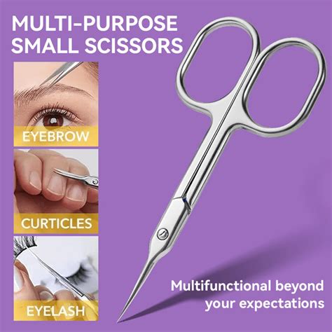 Stainless Steel Curved Tip Cuticle Scissor And Nail Clipper For