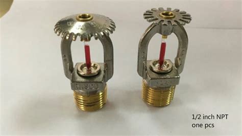 155 F Brass Quick Response Fire Sprinkler Head 1 2 Inch NPT Pendent