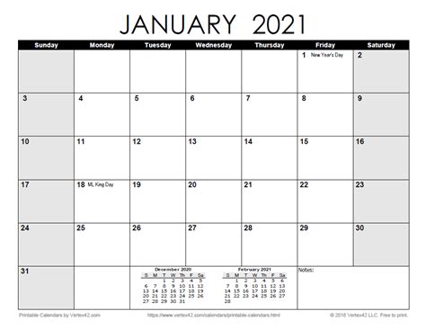 Free Print 2021 Calendars Without Downloading | Calendar Printables ...