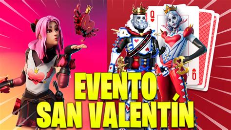 NUEVO EVENTO DE SAN VALENTIN Y NUEVAS SKIN EN FORTNITE 2022 YouTube