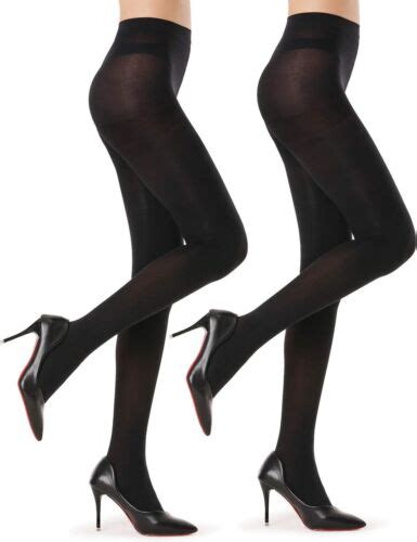 Gandy 2 Pairs Semi Opaque Tights For Women 40d Microfiber Control Top