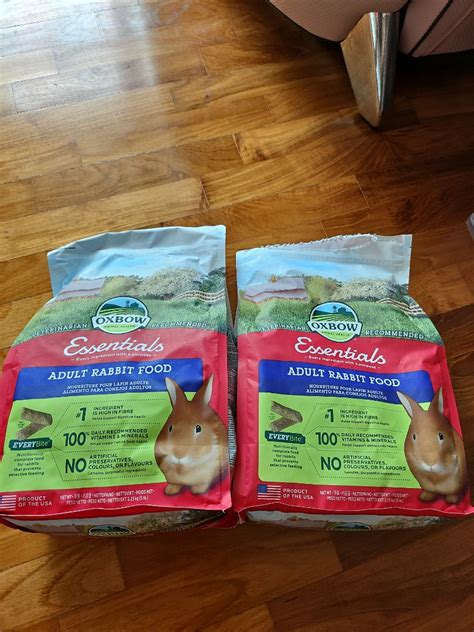 Oxbow Essential Adult Rabbit Food Pet Supplies Pet Food On Carousell