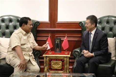 Prabowo Dan Dubes China Bahas Penguatan Kerja Sama Pertahanan